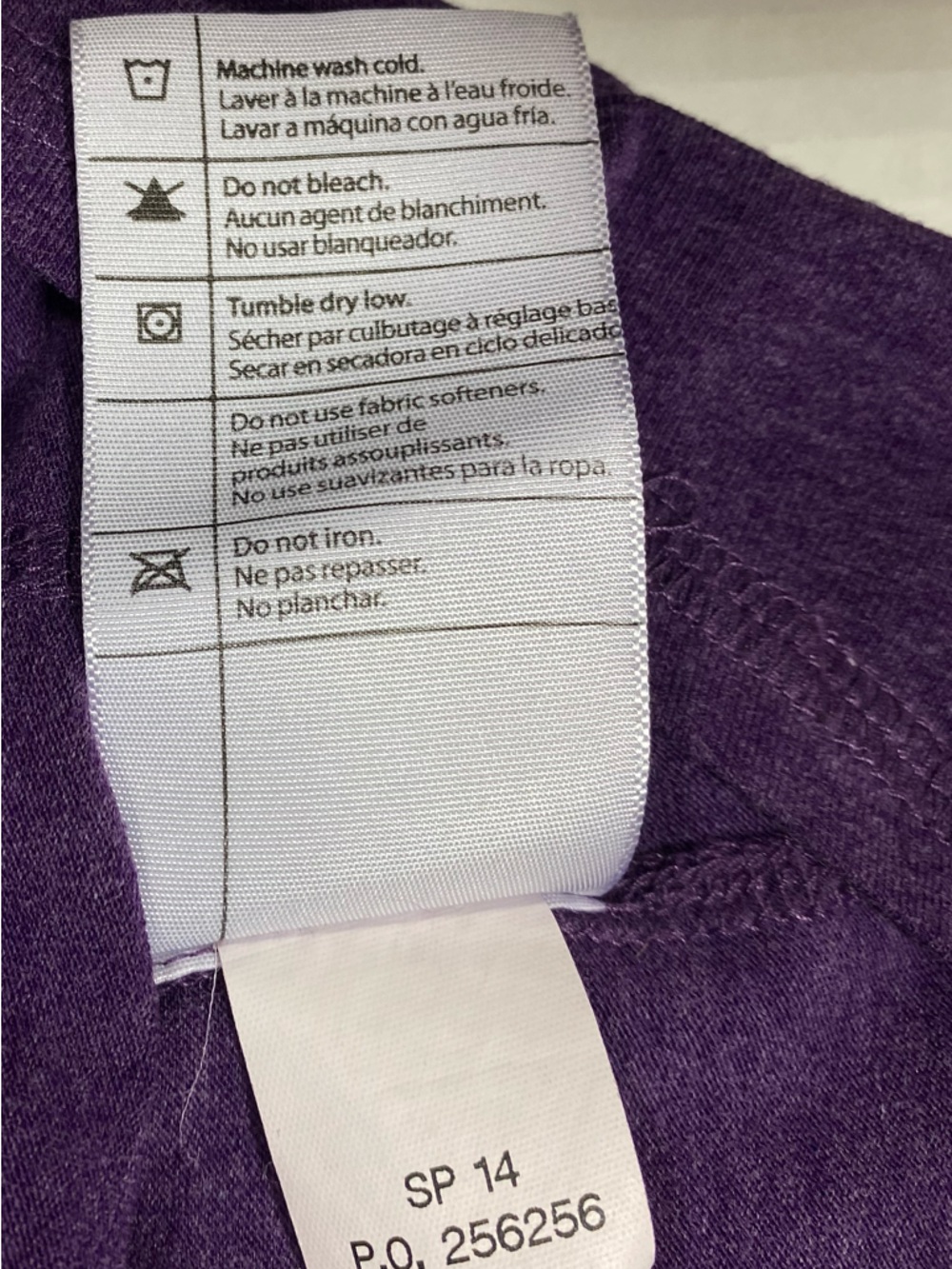 Carhartt Force Purple Quarter Zip Pullover Long Sleeve Athletic Top Size L 12/14 - Picture 11 of 12